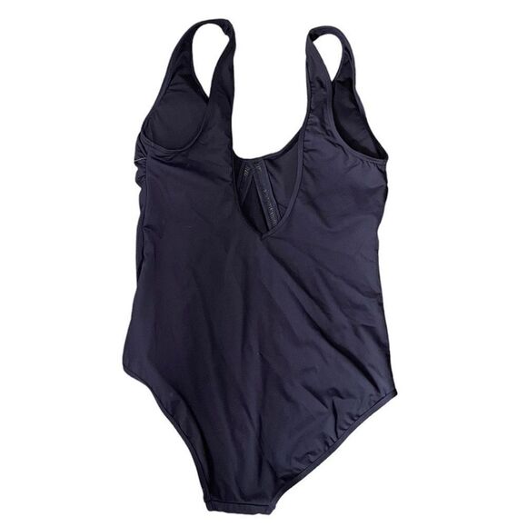 Sea Level Australia Essentials V Style One Piece Swimsuit Night Sky Navy Blue Si - Picture 3 of 10